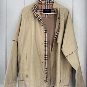 Burberry Golf Tan Lightweight Jacket
